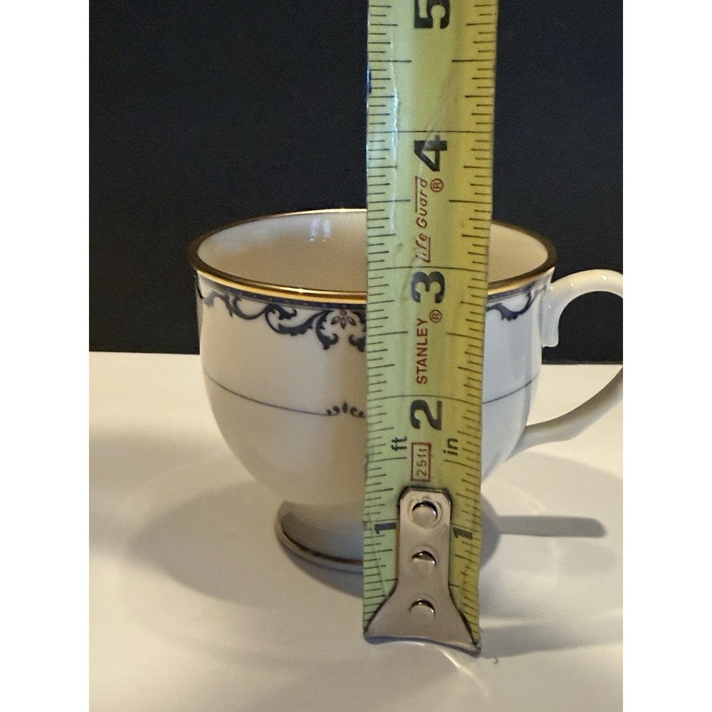 Lenox Liberty Presidential Collection Blue Scroll Gold Trim USA  Tea Cup - Picture 6 of 6